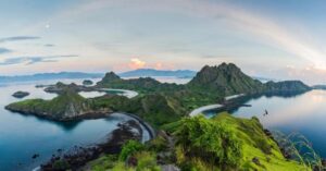 a photo of Padar Island Indonesia - 3 Weeks in Southeast Asia Itinerary
