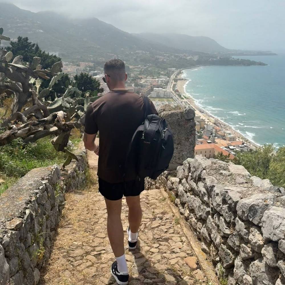 A view from Rocca Di Cefalu in Sicily