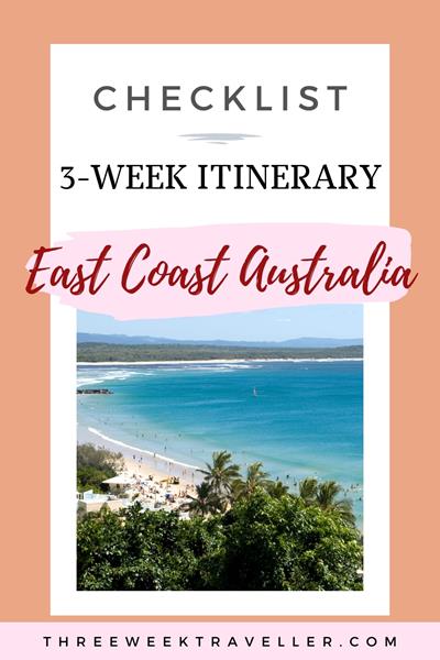 Planning a trip to Australia? Here's an itinerary for 3 weeks on east coast of Australia with travel tips, things to do, the cost, where to go, and more via @threeweektraveller