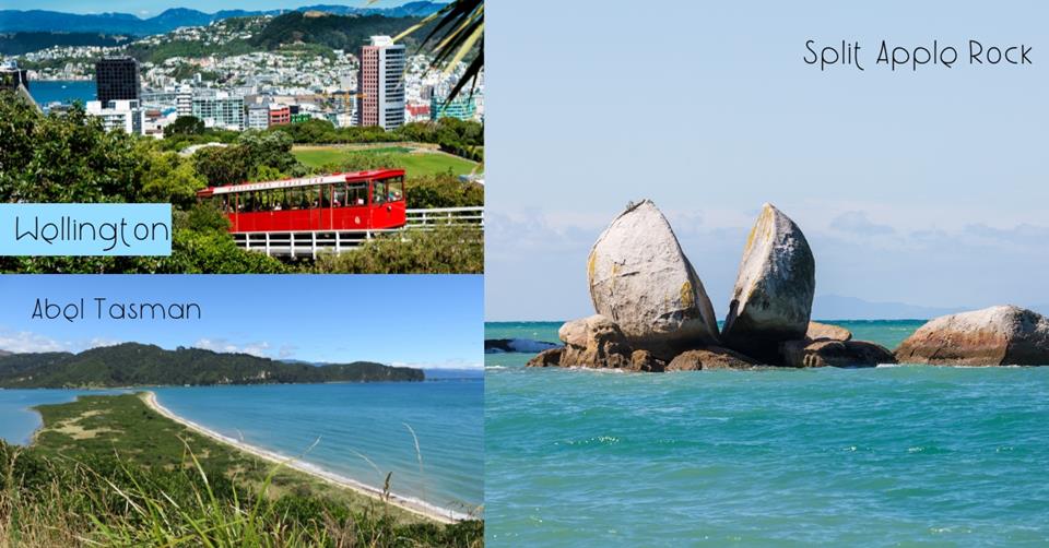 split apple rock, wellington cable car - 3 weeks in new zealand