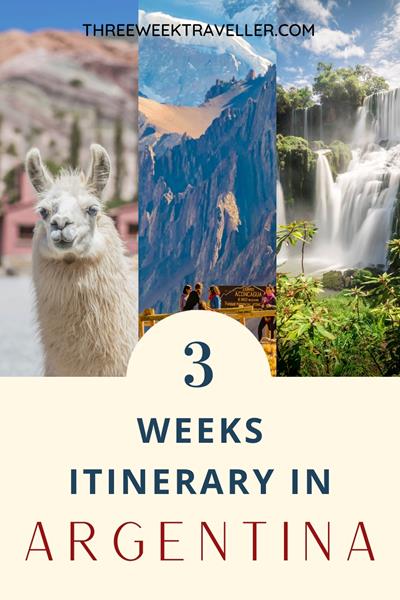 A 3-week Argentina itinerary includes exploring Buenos Aires' vibrant culture, trekking in Patagonia's stunning landscapes, and visiting Mendoza's vineyards. Discover the beauty of Iguazu Falls, relax in Bariloche, and experience the wildlife of the Valdés Peninsula. via @threeweektraveller