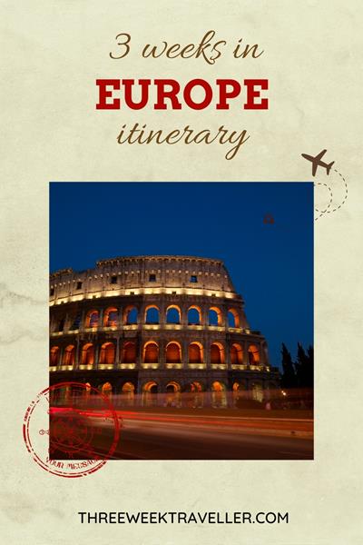 A 3-week Europe trip on a budget includes exploring Eastern Europe's affordable cities like Prague, Budapest, and Krakow. Enjoy budget accommodations, local street food, and public transportation while discovering historic landmarks and stunning landscapes. via @threeweektraveller