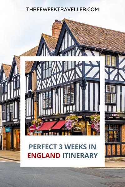 A 3-week England trip includes exploring London’s landmarks, Oxford’s historic colleges, and the Lake District’s stunning landscapes. Visit Bath’s Roman architecture, Cornwall’s coastal charm, and the Cotswolds’ villages for a mix of culture, history, and scenery. via @threeweektraveller