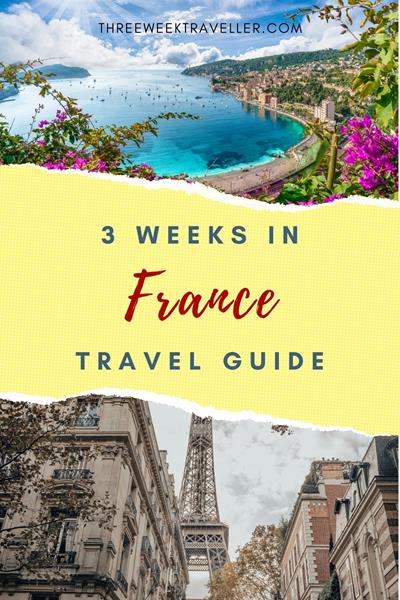 A 3-week France trip includes exploring Paris’s iconic landmarks, the Loire Valley’s fairytale castles, and Provence’s lavender fields. Relax on the French Riviera, savor Bordeaux’s wines, and immerse yourself in France’s rich art, culture, and history. via @threeweektraveller
