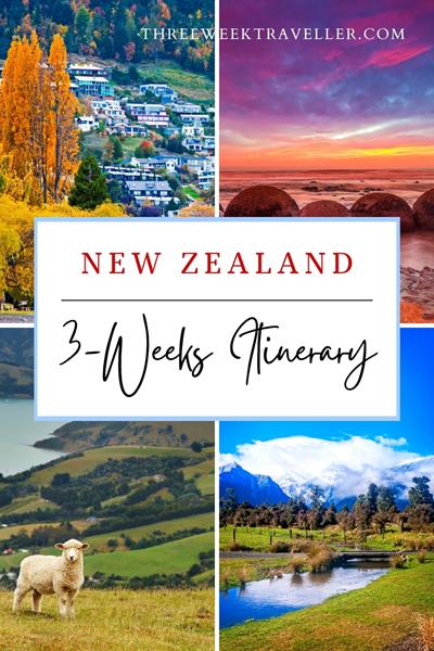 A travel guide to New Zealand includes exploring Auckland’s city life, Rotorua’s geothermal wonders, the stunning fjords of Milford Sound, Queenstown’s adventure sports, Hobbiton’s movie set, and the serene landscapes of the South Island’s national parks. via @threeweektraveller