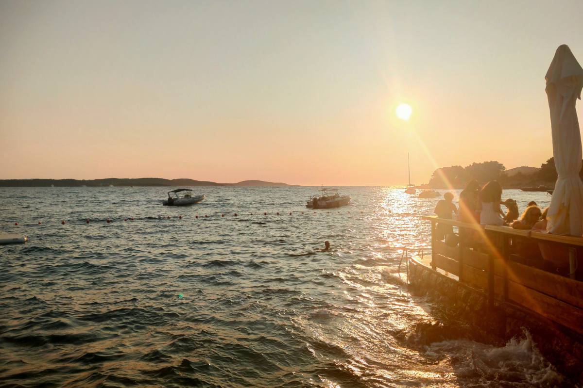 The views from Hvar's beach party clubs