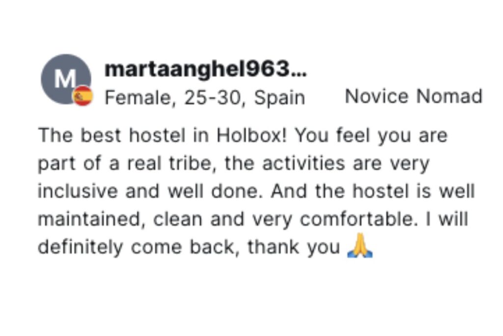 Best hostel in Holbox according to some