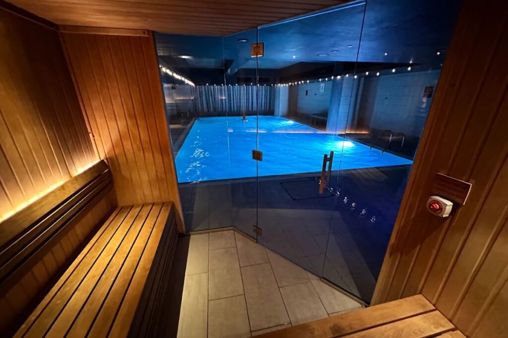 best for eco-friendly accommodation in Edinburgh - the sauna and pool
