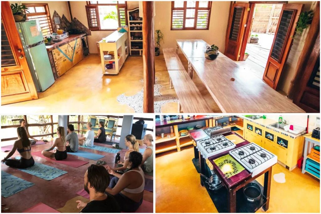 Yoga, kitchens, and lovely communal areas