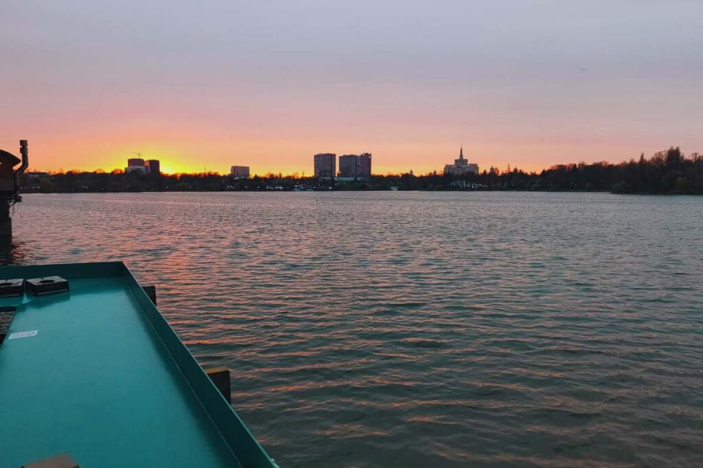 Consider a drink at sunset in King Michael I Park