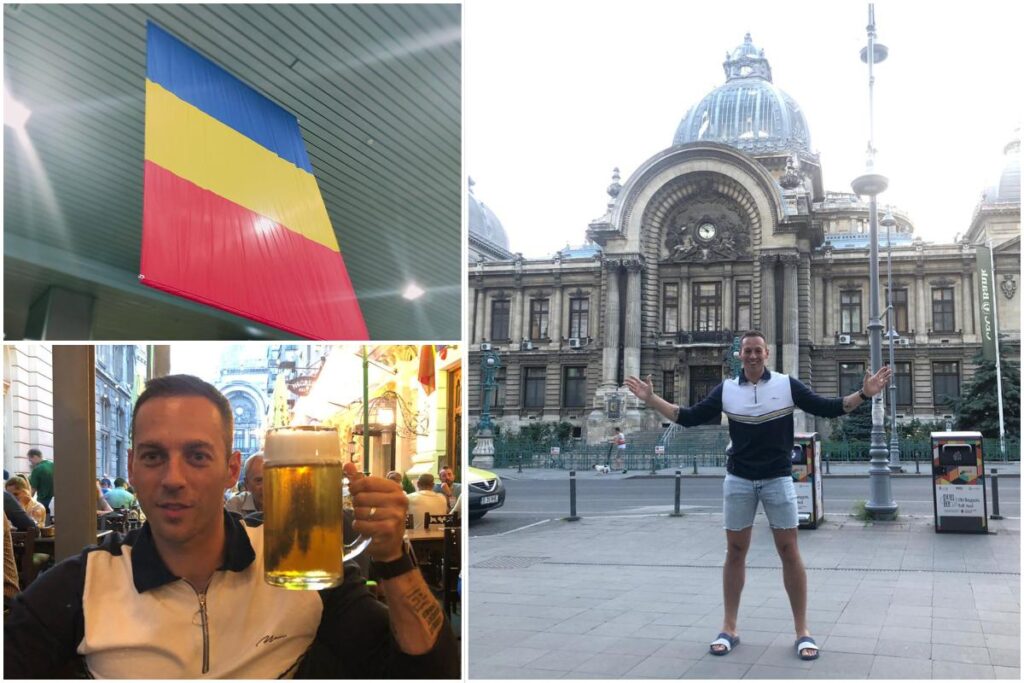 David seeing family and travelling around Bucharest solo