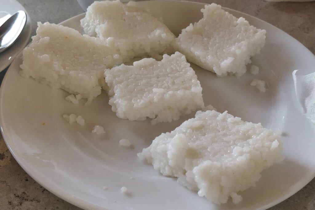 Milk Rice - a popular Sri Lankan dish