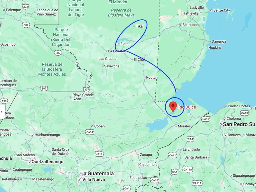 Rio Dulce to Flores and Tikal - 4(ish) hours