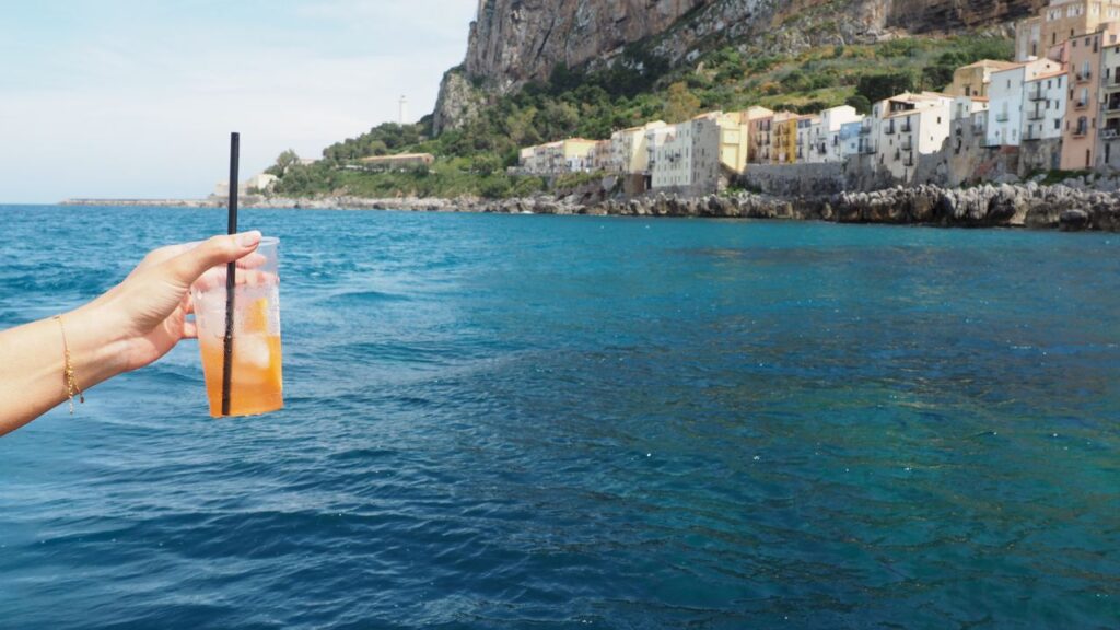 Day 1 of 3 in Sicily - Cefalu from the water