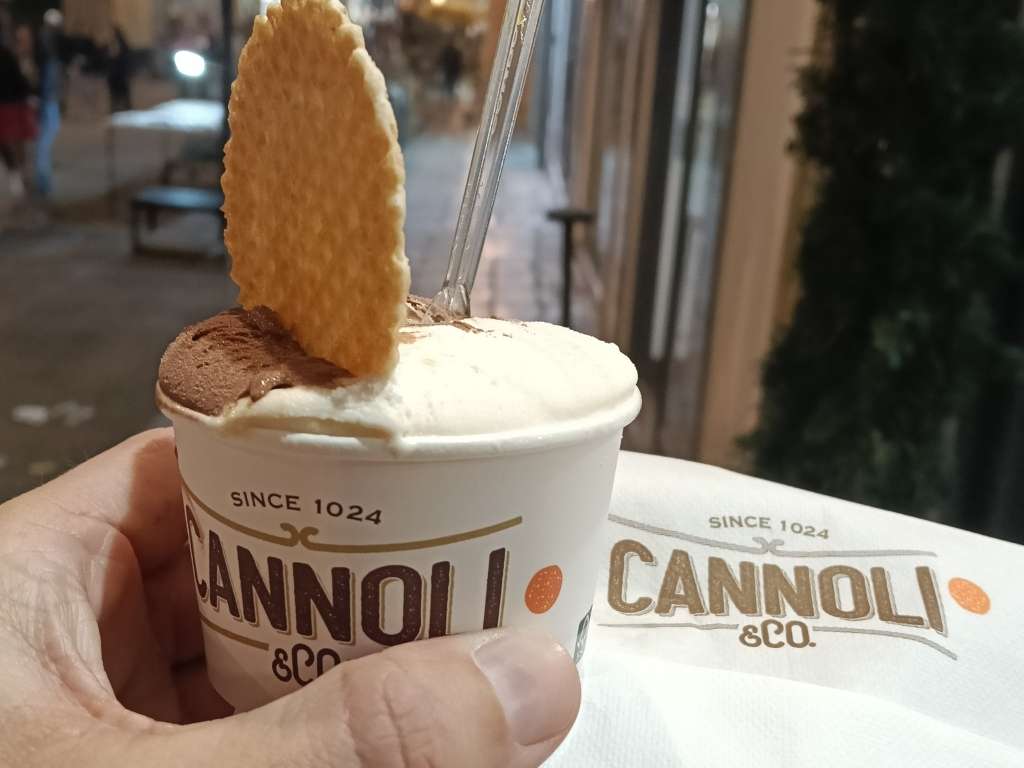 Palermo gelato stop, that made it's way into our things to do in 24 hours in Palermo for solo travellers and couples.